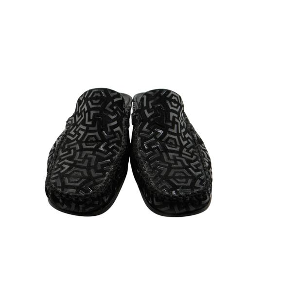 Sesto Meucci Shoes - Sesto Meucci Women's Black Leather Slides Slip On Mules Made in Italy Size 11 N